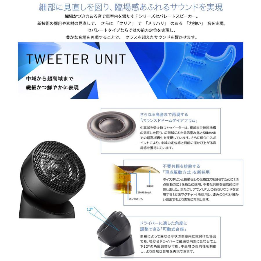 カロッツェリア　17cmスピーカー カロッツェリア pioneer パイオニア carrozzeria 17cmセパレート