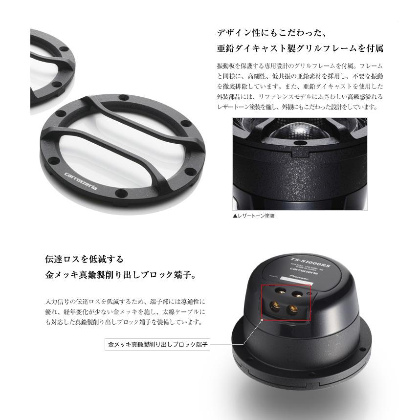カロッツェリア TS-S1000RS pioneer パイオニア carrozzeria RS カロッツェリア TS-S1000RS pioneer パイオニア carrozzeria RS