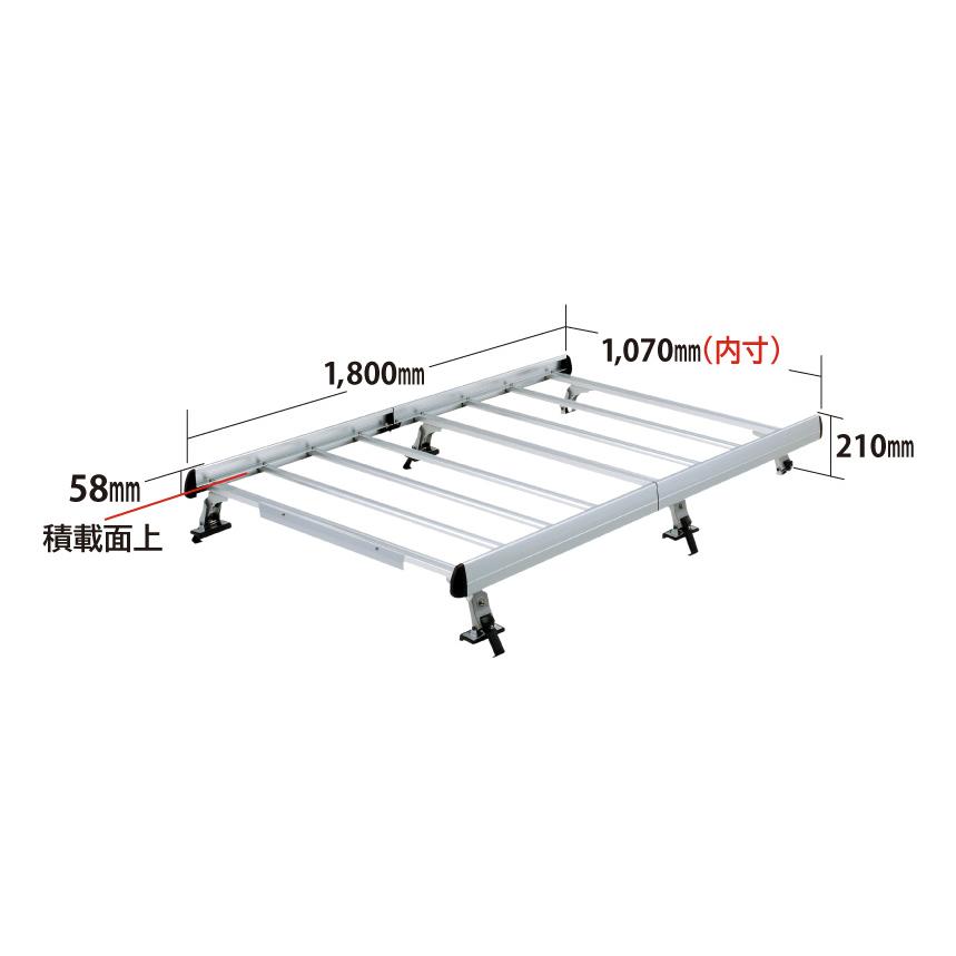 ロッキープラス SA-16 Rocky＋ アルミ製ルーフキャリア トヨタ プロ