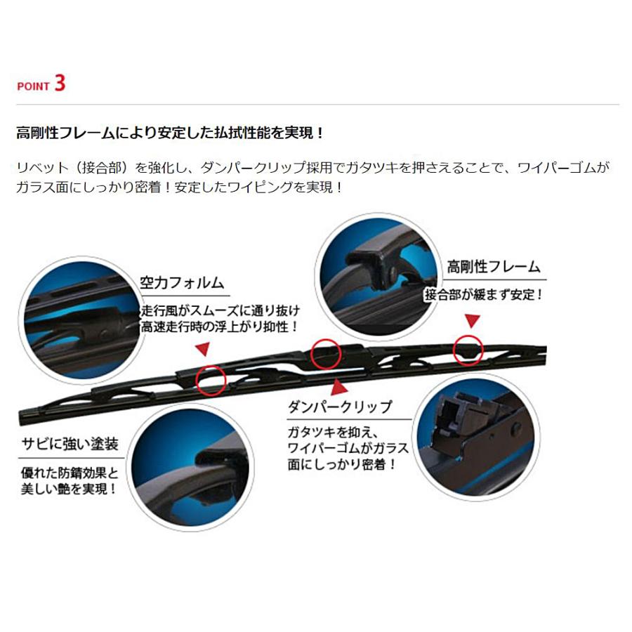 04809 GB-9 SOFT99 ソフト99 ガラコワイパー グラファイト超視界ブレード 長さ：500mm ゴム幅：6mm ゴム形状：角型 1本 | ソフト99 | 02