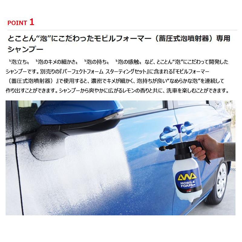 04941 SOFT99 ソフト99 パーフェクトフォームシャンプーtypeS 10pcs 10包入り モビルフォーマー専用 洗車用品 カーシャンプー (沖縄・離島 配送不可)｜andrive｜02