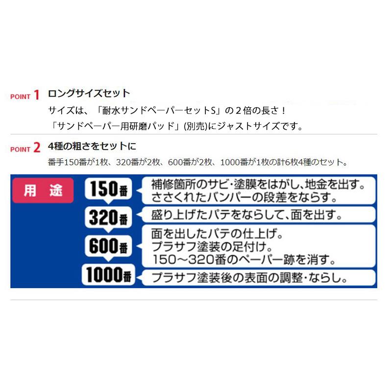 ソフト99 09123 SOFT99 ソフト99 99工房 耐水サンドペーパーセットM 6