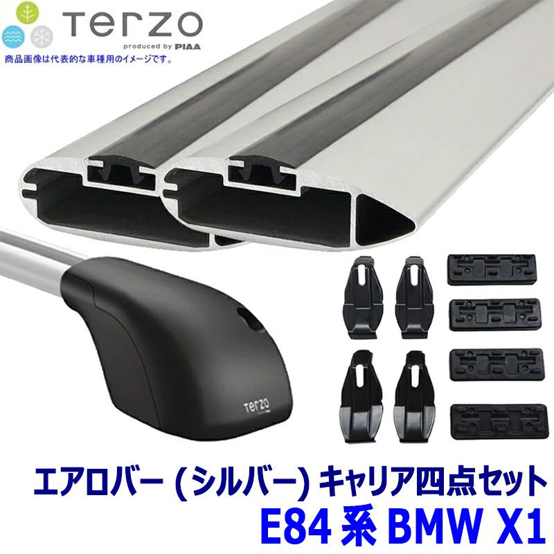 TERZO - テルッツオ テルッツォ E84系BMW X1(H22.4〜H27.9大屋根線路付)用軍事基地球歴 フット＋エアロ赤ちょうちん(しろがね色)＋保持者四点仕掛ける 自動車-車、バイク、自転車