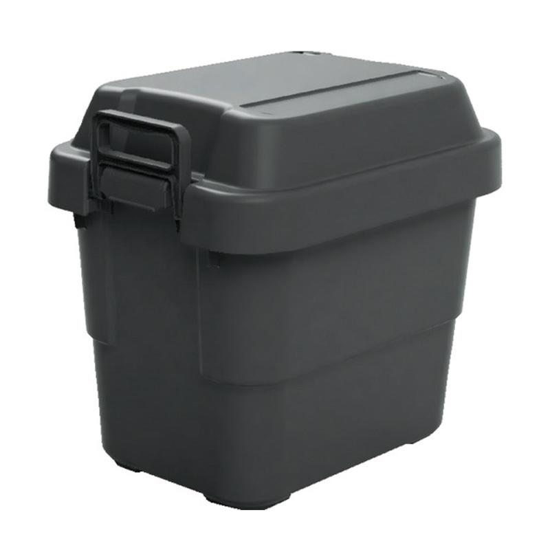 トランクカーゴ 22L ブラック  収納ケース 収納ボックス コンテナボックス トランクボックス ラゲッジボックス フタ付き 車載 アウトドア | 