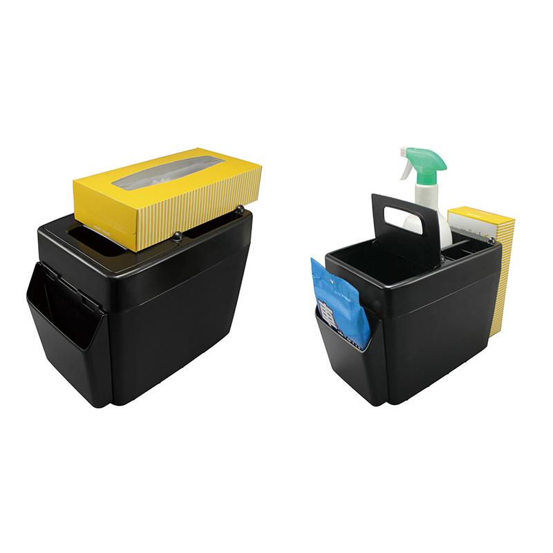 【専用】3点 槌屋ヤック PZ-593 YAC 車載用ゴミ箱 ラージトラッシュ3 ブラック