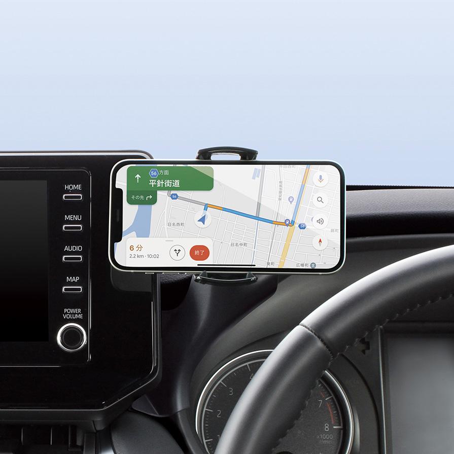 槌屋ヤック SY-HR17 スマートフォンホルダー トヨタ 80系ハリアー(MXUA