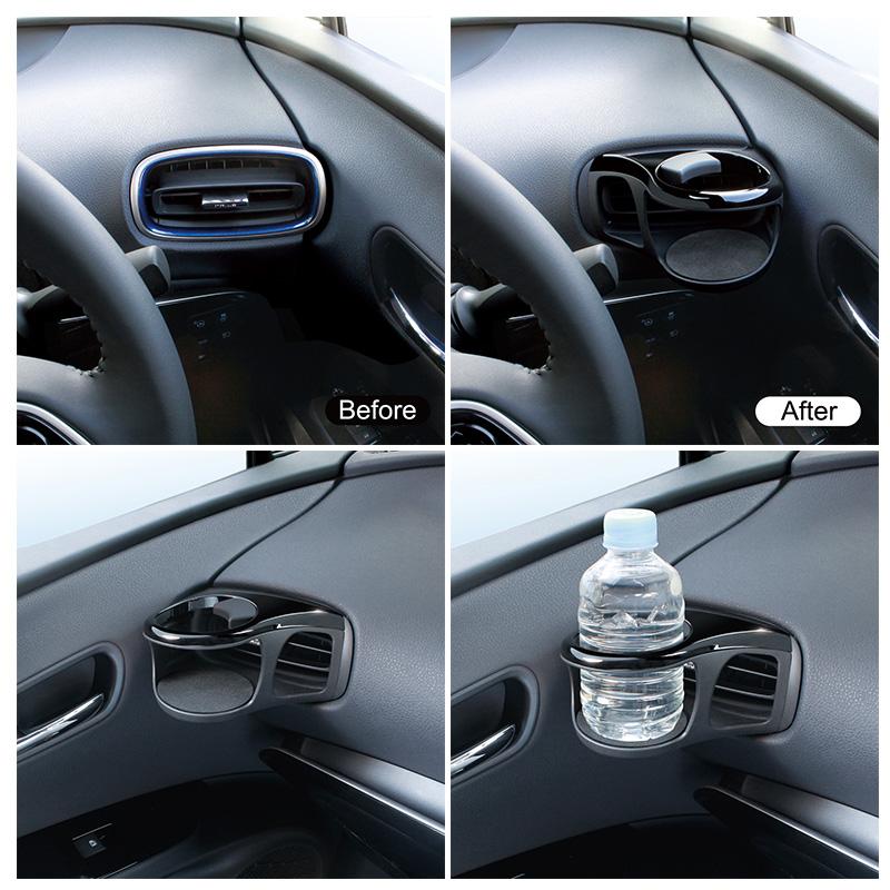 槌屋ヤック SY-P6 YAC 50系プリウス専用 エアコンドリンクホルダーL/R