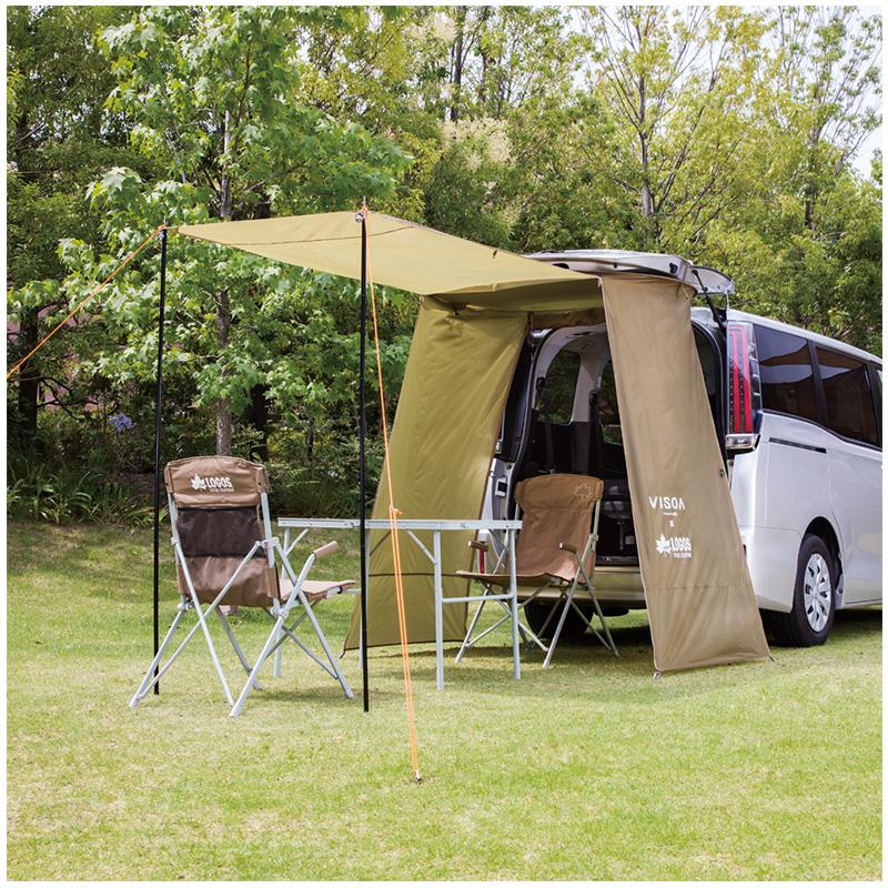 槌屋ヤック U-V1 YAC VISOA×LOGOS カージョイントタープ キャノピー