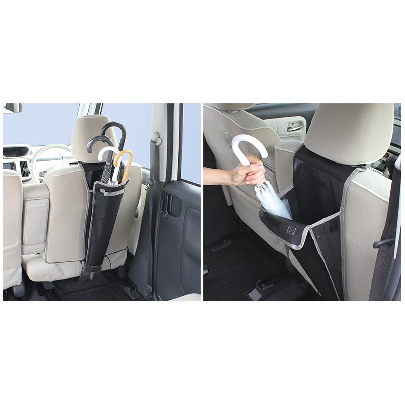 槌屋ヤック ZE-35 YAC ZIONE ヘッドレスト取付らくらくカサ入れ 4本