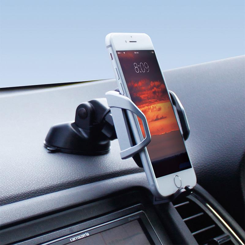 槌屋ヤック ZE-9 YAC ZIONE EASYスマホホルダー 吸盤 収納可能サイズ幅