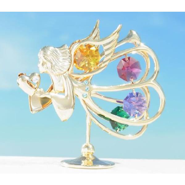【送料無料】【おまけ付】天使 乙女座 置物 1 誕生日プレゼント 女性 お祝い ギフト おとめ座 キューピッド 高級 クリスタル |  | 01