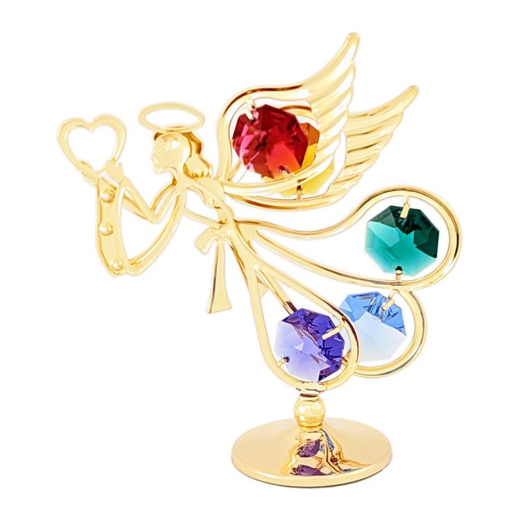 【送料無料】【おまけ付】天使 乙女座 置物 3 誕生日プレゼント お祝い 記念日 女性 おとめ座 エンジェル 高級 クリスタル |  | 03