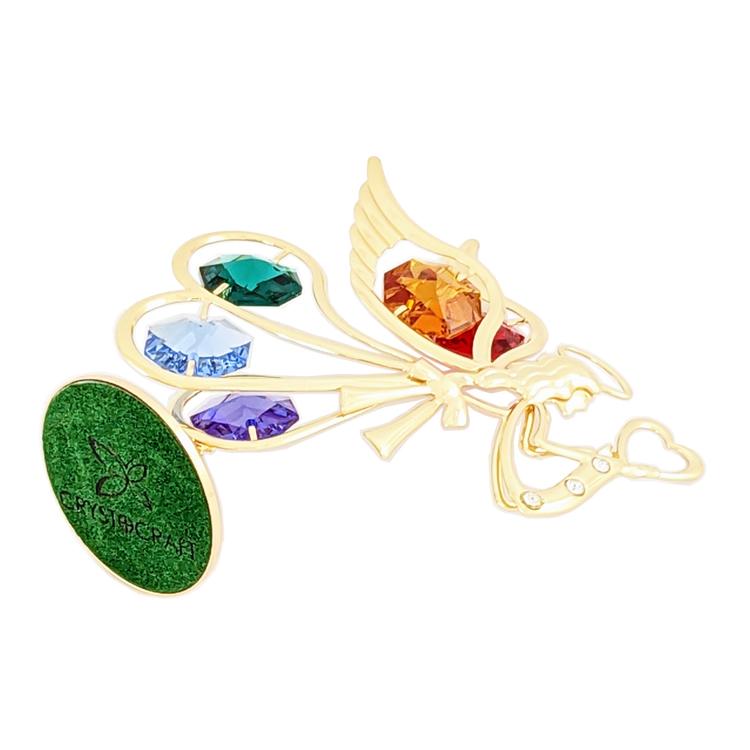 【送料無料】【おまけ付】天使 乙女座 置物 3 誕生日プレゼント お祝い 記念日 女性 おとめ座 エンジェル 高級 クリスタル |  | 04