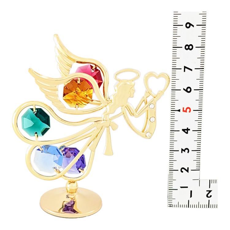 【送料無料】【おまけ付】天使 乙女座 置物 3 誕生日プレゼント お祝い 記念日 女性 おとめ座 エンジェル 高級 クリスタル |  | 06