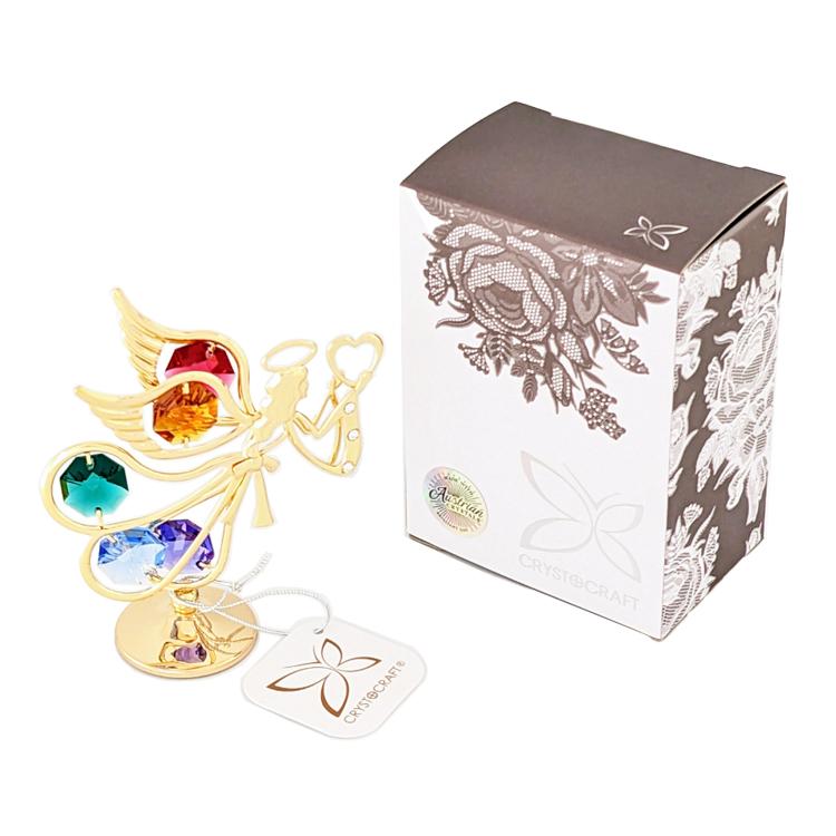 【送料無料】【おまけ付】天使 乙女座 置物 3 誕生日プレゼント お祝い 記念日 女性 おとめ座 エンジェル 高級 クリスタル |  | 07