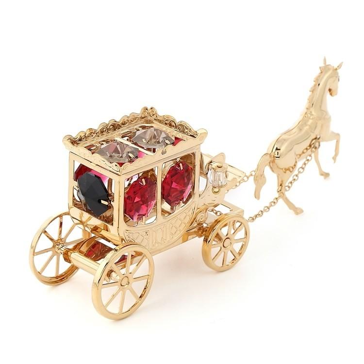 送料無料】【おまけ付】王室 馬車 置物 2 誕生日 プレゼント 女性