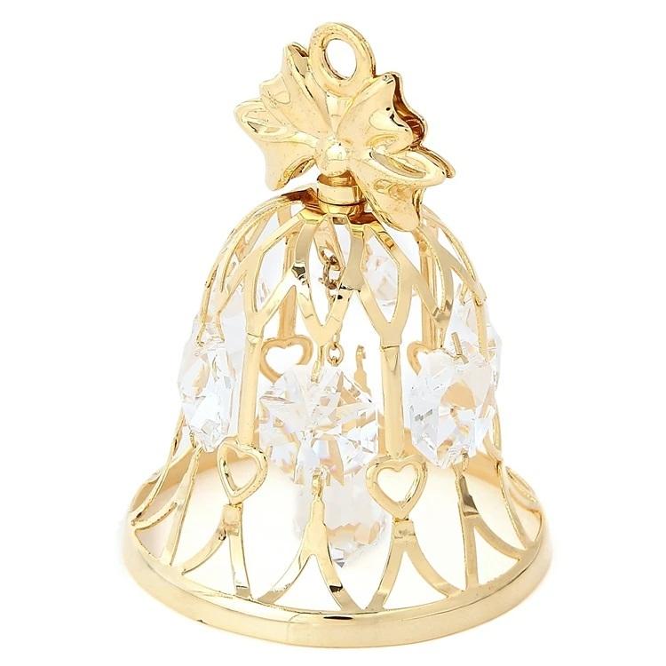 【送料無料】【おまけ付】ウエディング ベル 置物 結婚祝い 結婚記念日 ギフト 誕生日プレゼント 女性 男性 友達 鐘 高級 クリスタル |  | 01