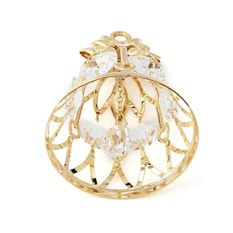 【送料無料】【おまけ付】ウエディング ベル 置物 結婚祝い 結婚記念日 ギフト 誕生日プレゼント 女性 男性 友達 鐘 高級 クリスタル |  | 02