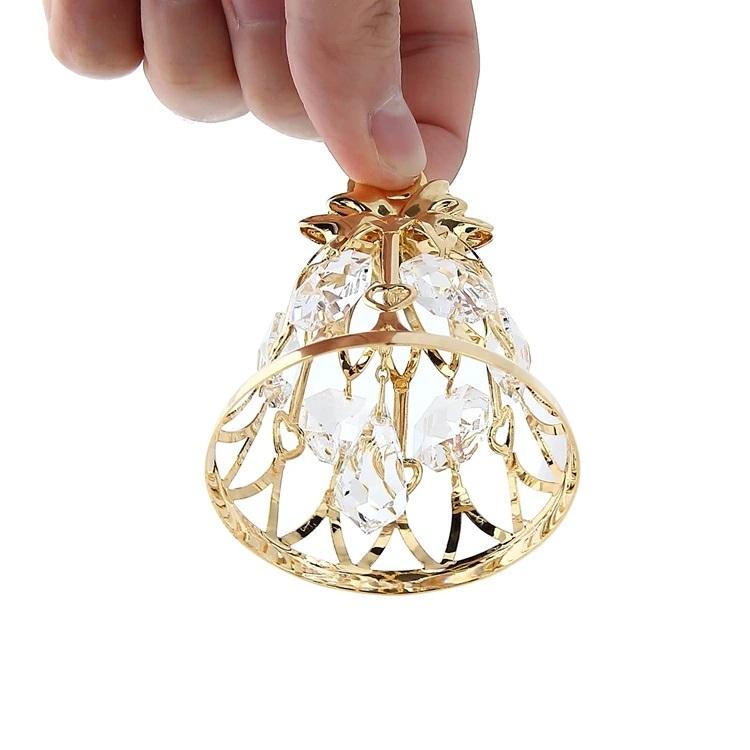 【送料無料】【おまけ付】ウエディング ベル 置物 結婚祝い 結婚記念日 ギフト 誕生日プレゼント 女性 男性 友達 鐘 高級 クリスタル |  | 03