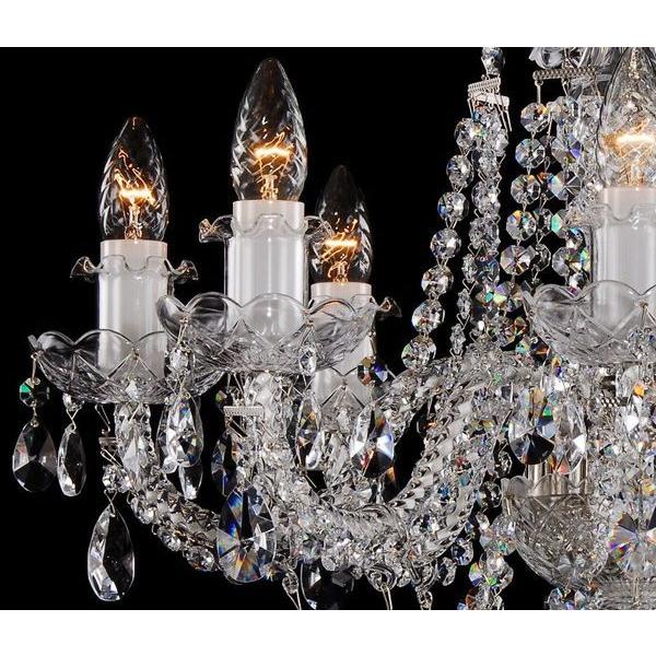 シャンデリア CH-08AS LED電球対応照明 8灯 高級 ボヘミア クリスタル