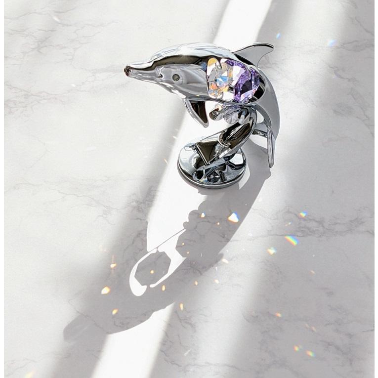 【送料無料】【おまけ付】イルカ 置物 誕生日プレゼント 男性 女性 友達 ギフト 記念日 贈り物 マリンスポーツ 高級 クリスタル |  | 08