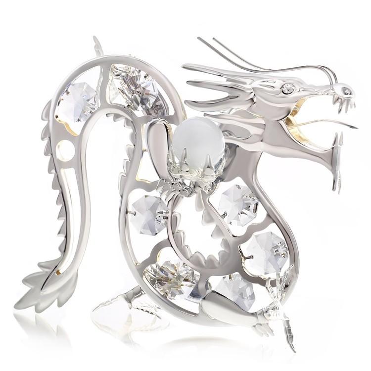 スワロフスキー　ドラゴン　龍　クリスタル　インテリア　高さ13cm スワロフスキー ドラゴン 龍 クリスタル インテリア 高さ13cm