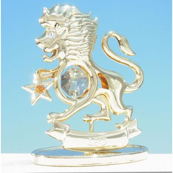 【送料無料】【おまけ付】獅子座  置物 誕生日プレゼント 男性 女性 友達 ギフト 記念日 ライオン 獅子 しし座 クリスタル |  | 01