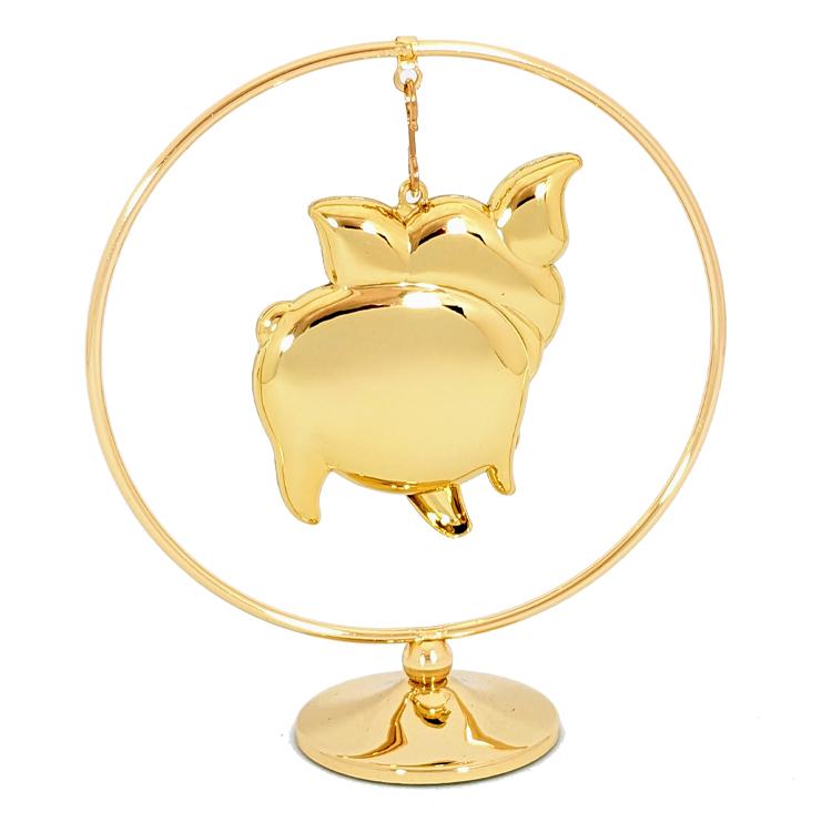 【送料無料】【おまけ付】かわいい ブタ  置物 誕生日プレゼント ギフト 女性 男性 ぶた 豚 スワロフスキー クリスタル |  | 03