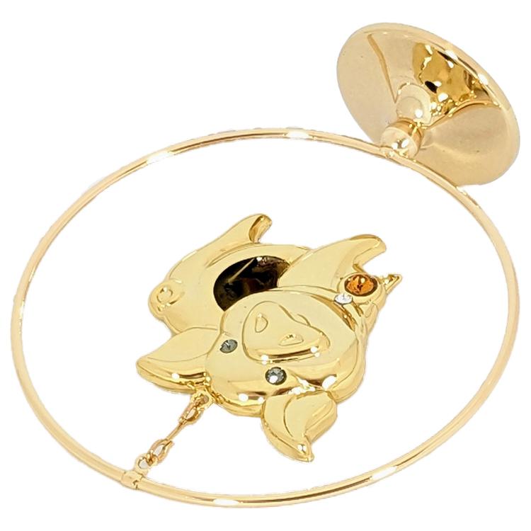 スワロフスキー スワン 鳥 豚 フクロウ 置物-104