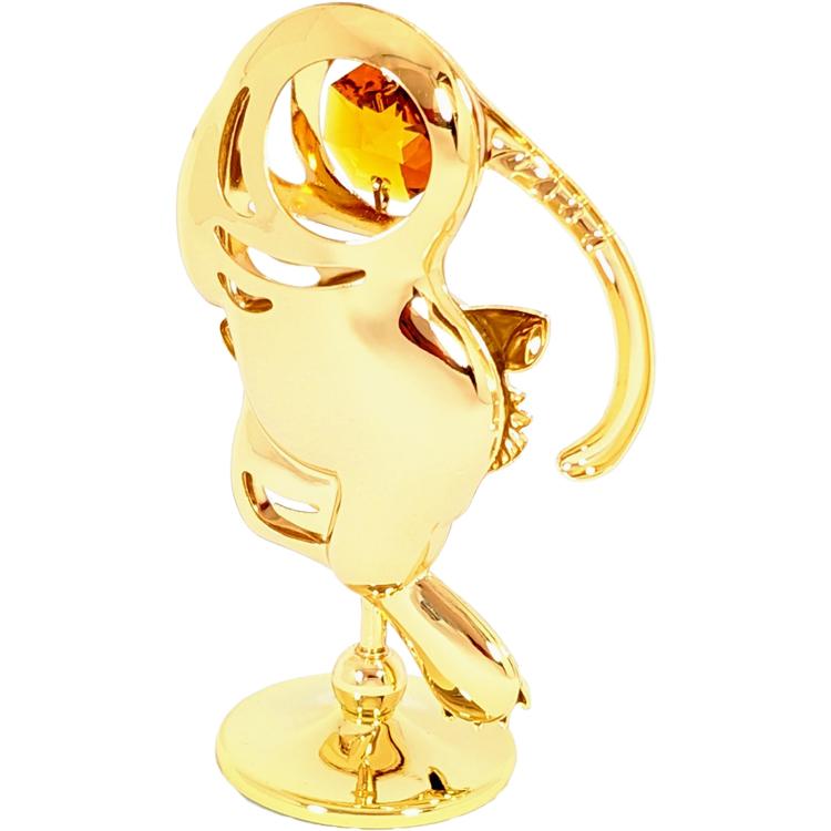 【送料無料】【おまけ付】トラ 置物 誕生日プレゼント 贈り物 女性 男性 虎 トラ年 寅年 タイガー ベンガル猫 スワロフスキー クリスタル |  | 02