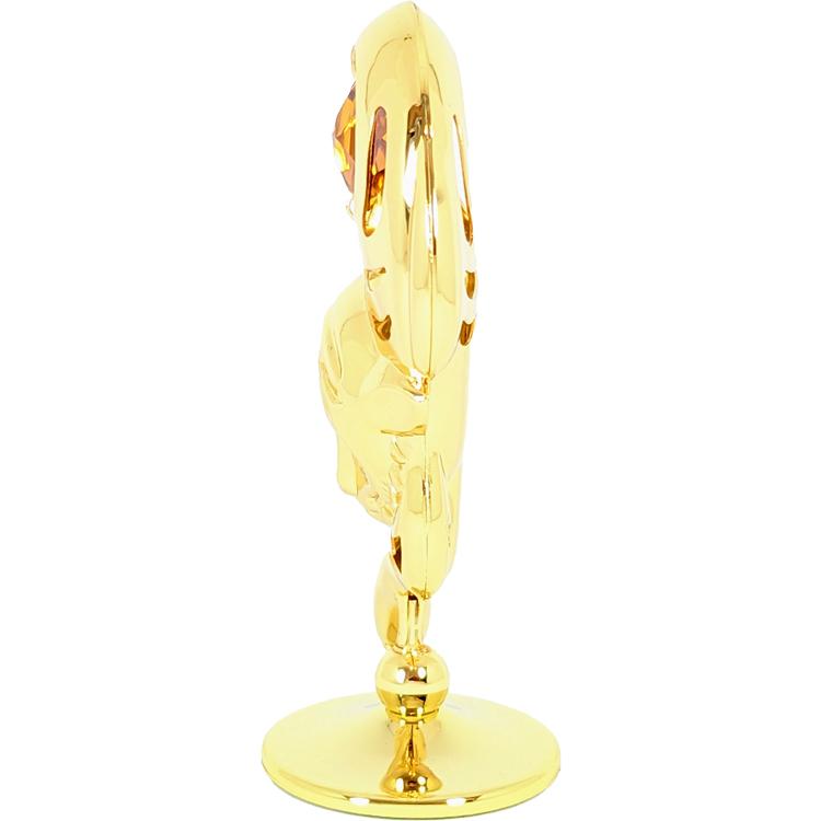 【送料無料】【おまけ付】トラ 置物 誕生日プレゼント 贈り物 女性 男性 虎 トラ年 寅年 タイガー ベンガル猫 スワロフスキー クリスタル |  | 03