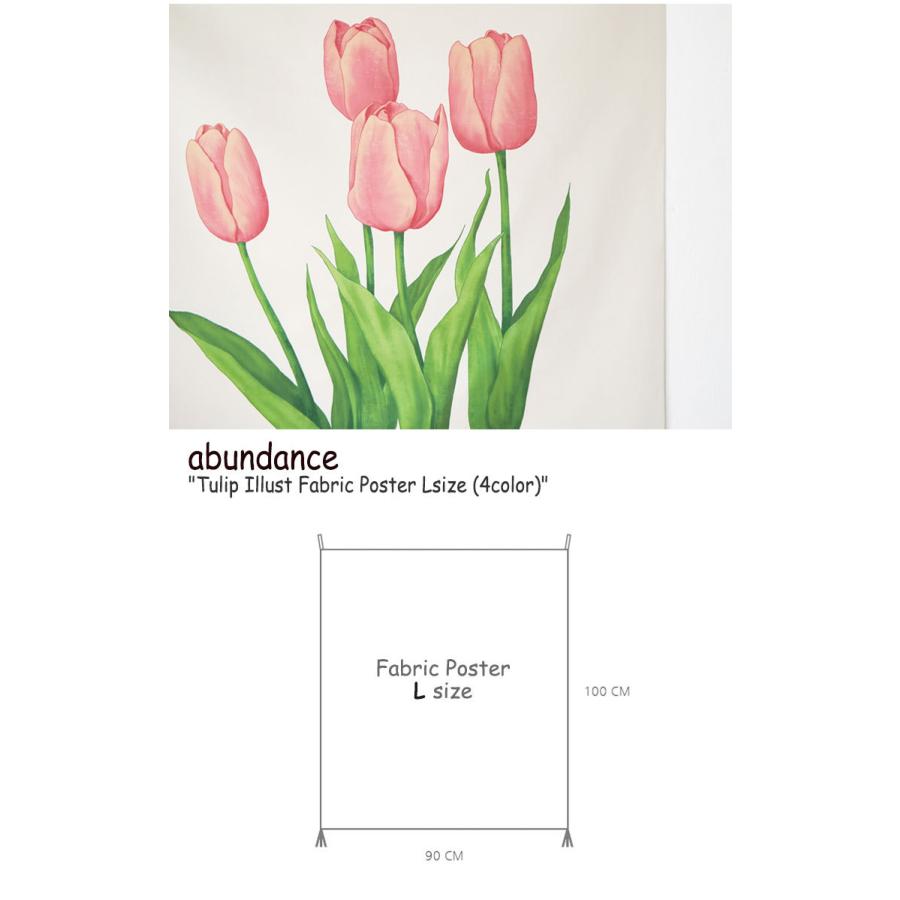オープニング大放出セール 3 2 Fabric おしゃれ ファブリックポスターl 4 アバンダンス 韓国雑貨 Abundance Illust フラワー タペストリー Poster Acc Tulip チューリップイラスト Gm 壁紙 装飾フィルム