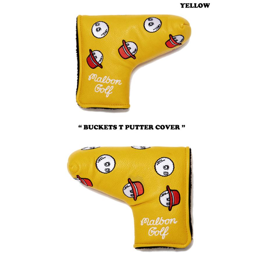 マルボンゴルフ パターカバー MALBON GOLF Bucket T Putter Cover BROWN YELLOW WHITE GREEN K1624857735243041BR/YL/WH/GR ACC マルボンゴルフ MALBON GOLF パターカバー Bucket Putter Cover BROWN YELLOW WHITE GREEN K1624857735243041BR/YL/WH/GR