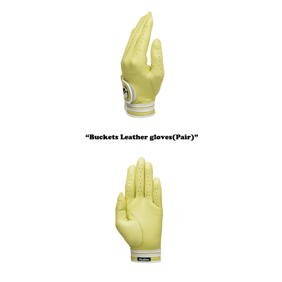 マルボンゴルフ MALBON GOLF レディース BUCKETS LEATHER GLOVES バケット レザー グローブ LEMON レモン M2242PGL01LEM ACC｜andselect｜02