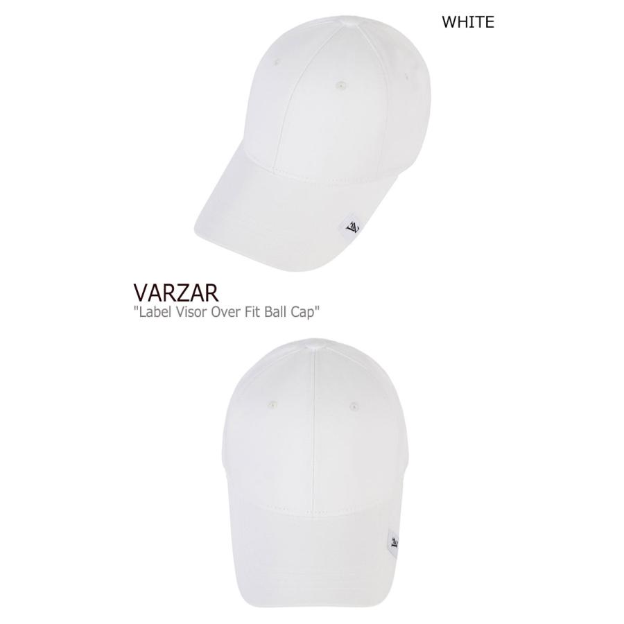 【即納/国内配送】バザール キャップ VARZAR 正規販売店 Label Visor Over Fit Ball Cap ラベル バイザー オーバーフィット ボールキャップ varzar647/8 ACC｜andselect｜02