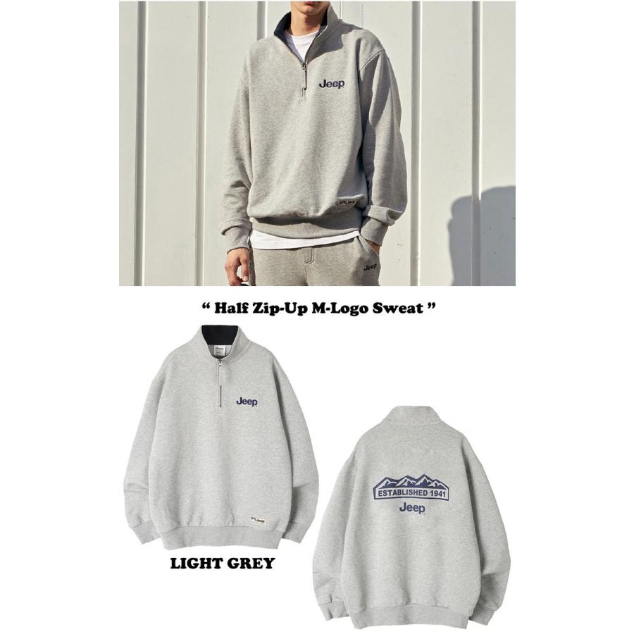 ジープ トレーナー Jeep Half Zip-Up M-Logo Sweat ハーフ ジップ ジープ トレーナー Jeep Half Zip-Up M-Logo Sweat ハーフ ジップ