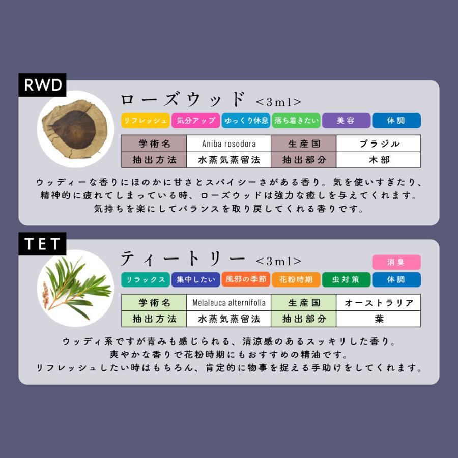 エッセンシャルオイル セット 3ml×5本セット アロマプレミアムセット1