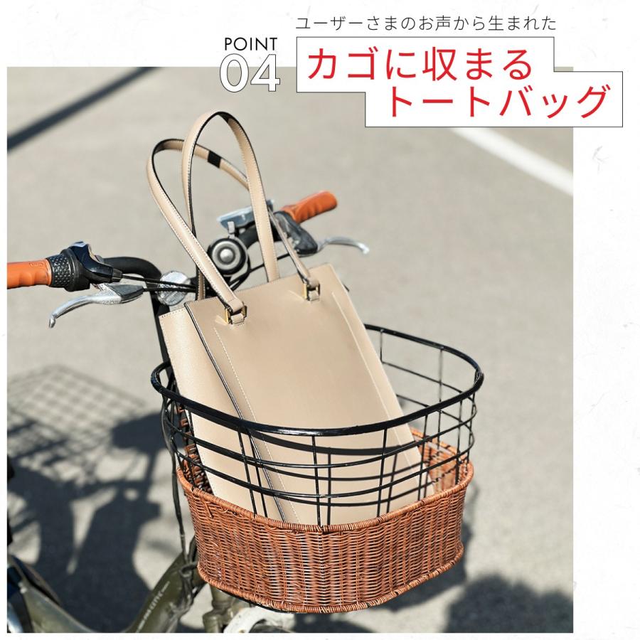 縦型トートバッグ レディース 軽い a4 バッグ 通勤 大きめ 通勤バッグ 軽量 大容量 自立 仕事用バッグ ファスナー andshin トートバッグの画像