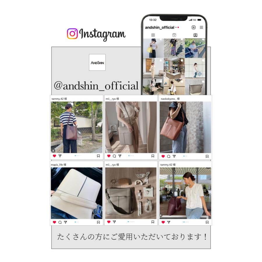 ANDSHIN公式 a4 トートバッグ レディース バッグ 軽量 ショルダーバッグ 斜めがけ 自立する ファスナー 通勤バッグ 軽い バッグ 通勤用の画像