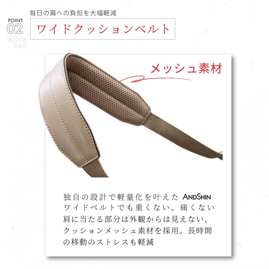 ANDSHIN公式 a4 トートバッグ レディース バッグ 軽量 ショルダーバッグ 斜めがけ 自立する ファスナー 通勤バッグ 軽い バッグ 通勤用の画像
