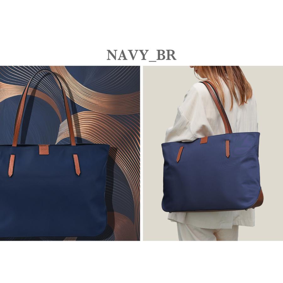 ANDSHIN公式 撥水ナイロン トートバッグ レディース 大きめ 大容量 b4