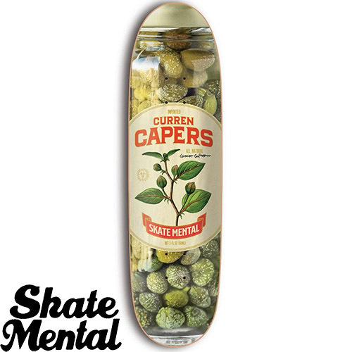 スケートメンタル スケートボード デッキ 9.0x35.14 CURREN CAPLES CAPERS dskcccp825