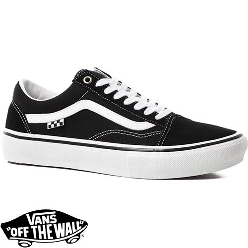 バンズ シューズ スケート オールド スクール VANS SHOES SKATE OLD SKOOL Black/White ブラック