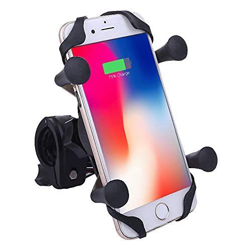 1円 新色 Plaisiureux スマホホルダー バイク 充電 電源 防水 バイク用スマホホルダー バイク用品 スイッチ付き