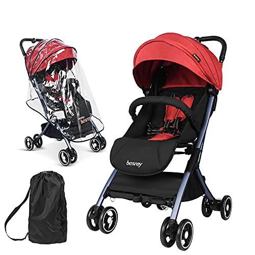 Besrey ベビーカー 折りたたみ式 軽量 コンパクト ブラック｜Yahoo