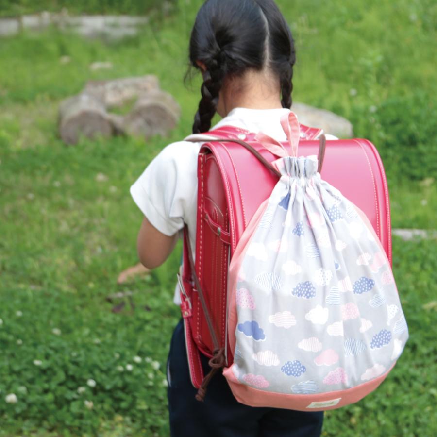 ランドセルの上から背負える2Wayナップサック【北欧シンプルライン 