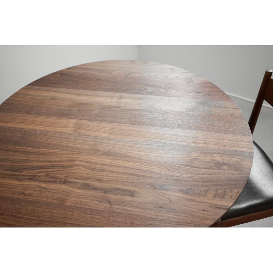 丸テーブル φ100cm ウォールナット ダイニングテーブル 丸型ダイニングテーブル 木製 おしゃれ 100 テーブルのみ