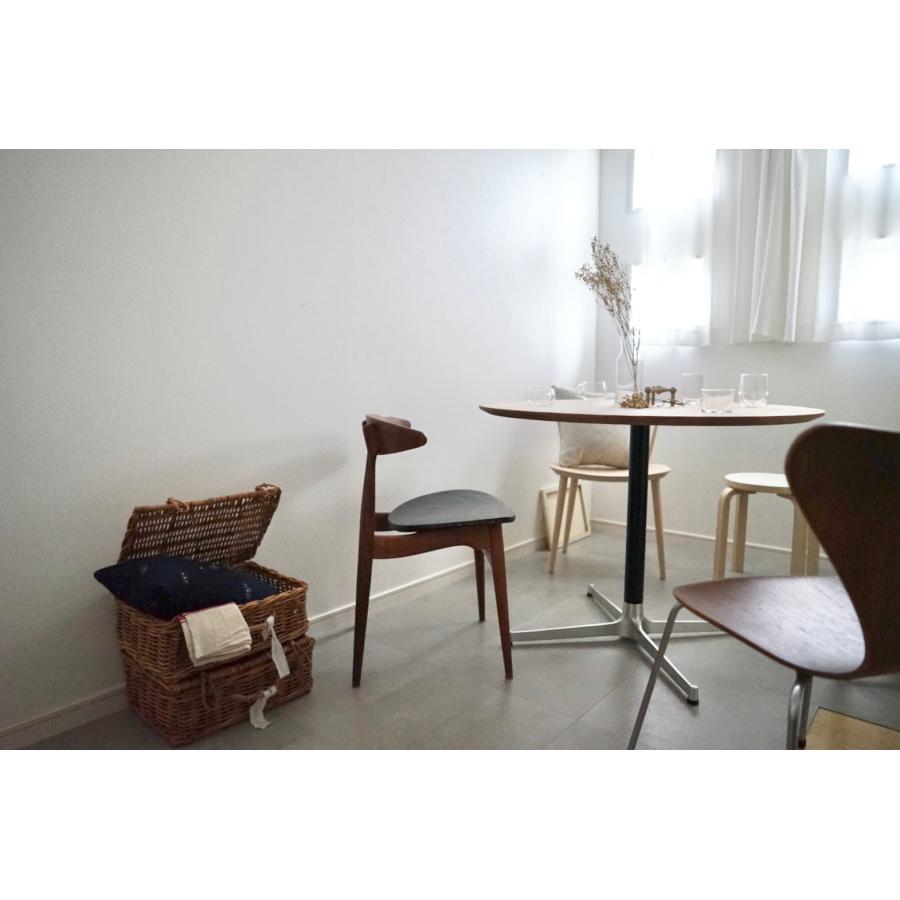 ダイニングテーブル 丸 100cm 4人 5人 カフェテーブル オーク 無垢