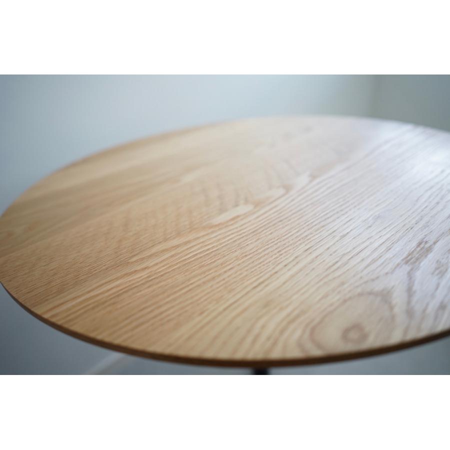 gleeniche ラウンドカフェテーブル 70 円形　丸　オーク　無垢 カフェテーブル 丸 70cm 北欧 おしゃれ 2人 1人 オーク 無垢