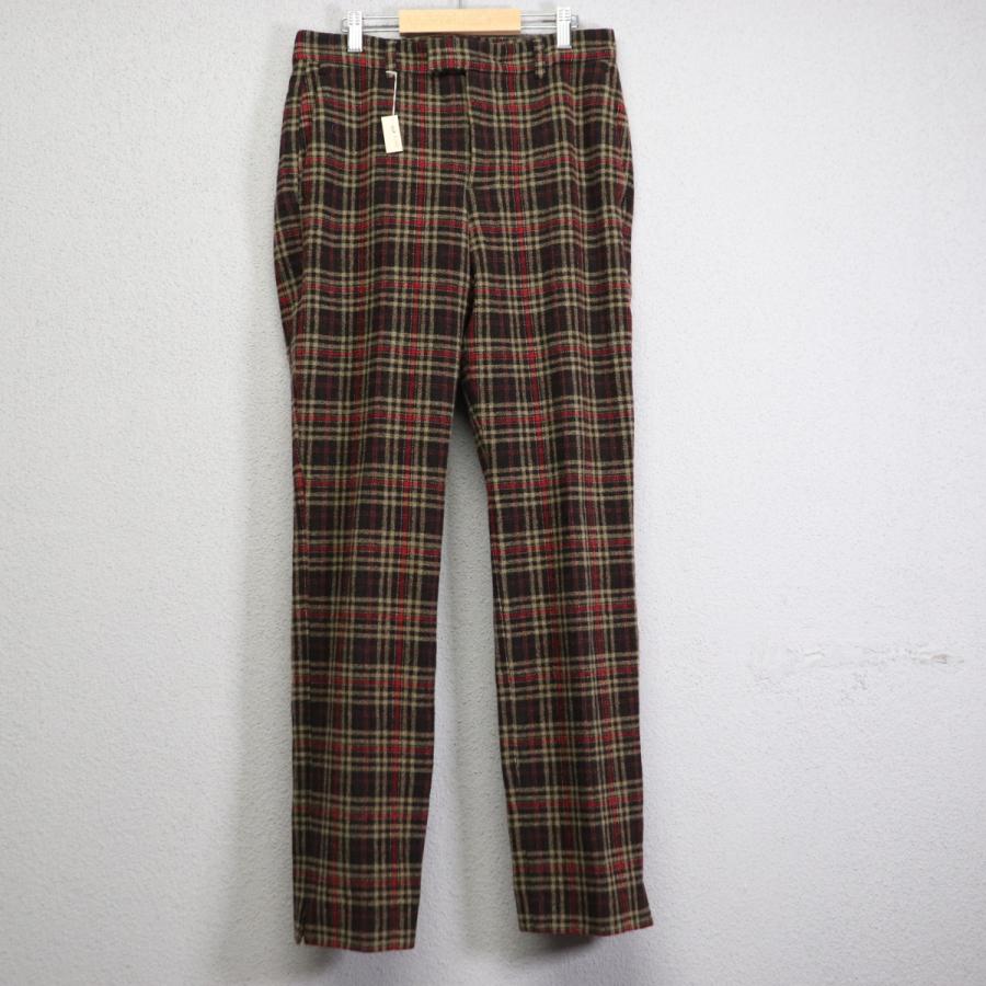 手数料安い ウール 秋冬 ウールパンツ チェックパンツ レディース 古着コーデ 冬パンツ 秋パンツ ユーロ古着 フランス輸入 古着 その他ボトムス パンツ Www Cognitiva La